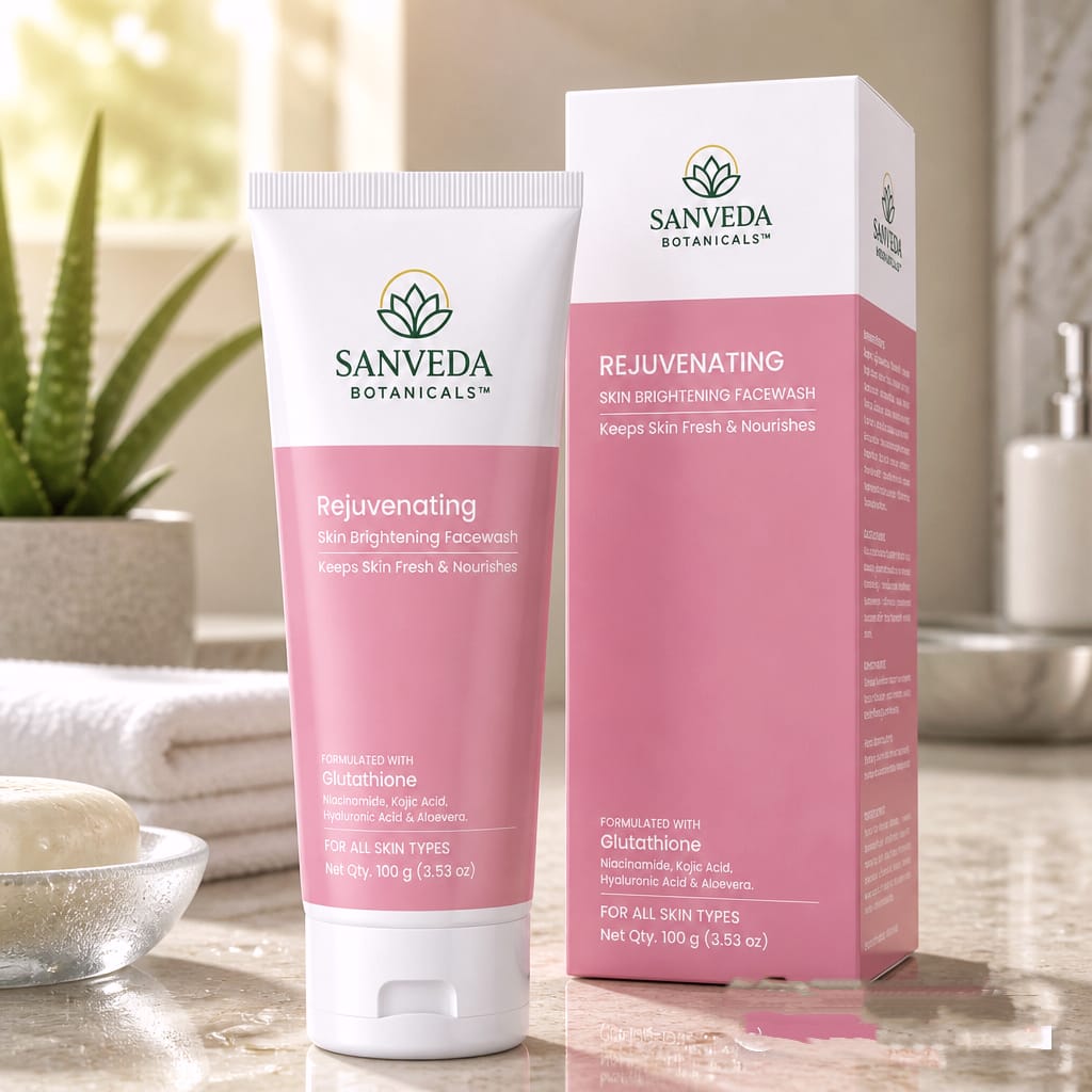 SANVEDA Botanicals Rejuvenating Skin Brightening Facewash